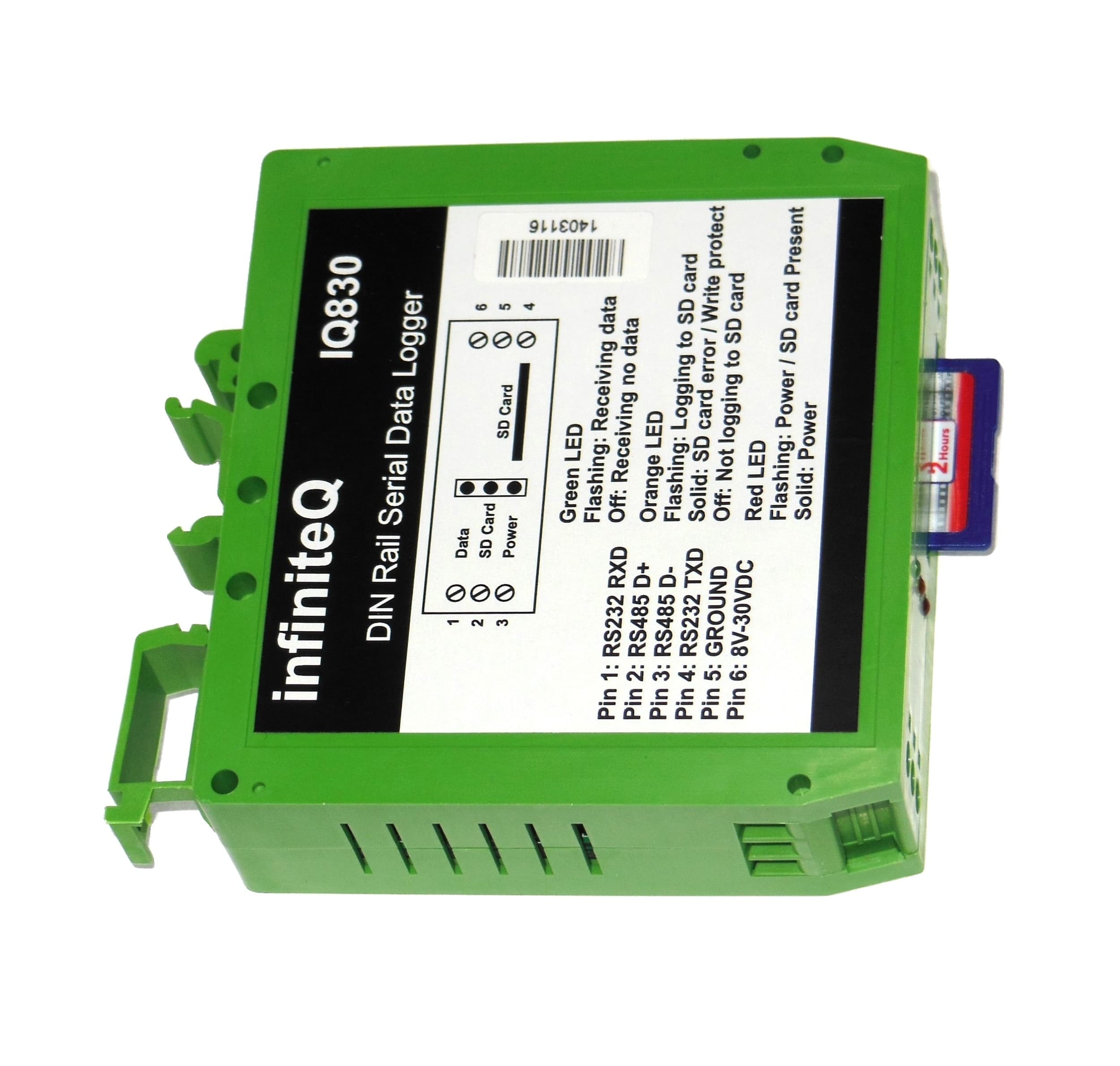 Serial input data logger