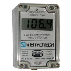 Loop powered digital indicators
