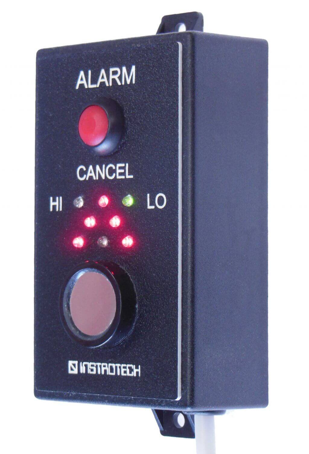 Audible and Visual Alarm with deadband hysteresis